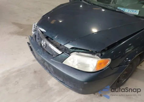 2001 Mazda Protege Dx/Lx из США, поврежденный, VIN JM1BJ222810449914